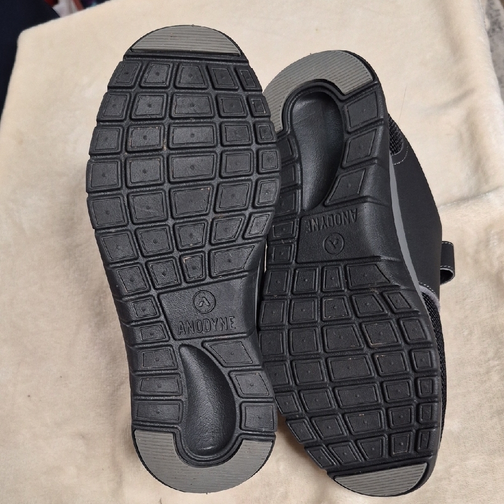Men's Black Athletic Anodyne Shoes Size 7W - Picture 8 of 14